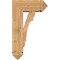 Ekena Millwork Olympic Arts and Crafts Smooth Bracket w/ Offset Brace, Western Red Cedar, 7 1/2"W x 18"D x 30"H BKT0806X18X30OLY03SWR - alternate 3